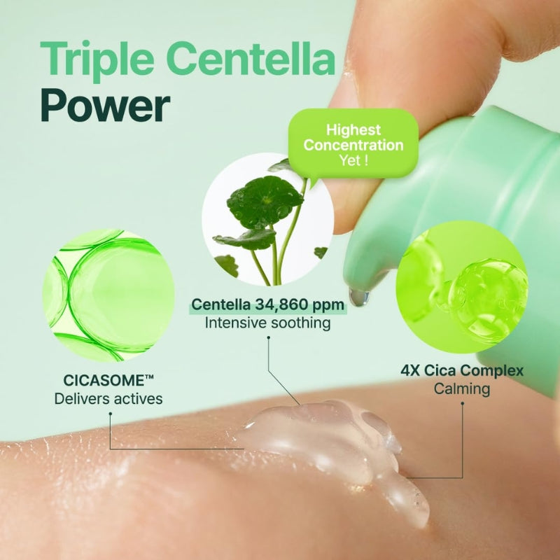 Purito, Wonder Releaf Centella, Soothing & Calming, Day & Night, Serum, For Face, 60 ml