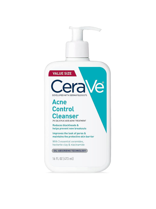 Acne Control Face Wash with 2% Salicylic Acid, 16 oz