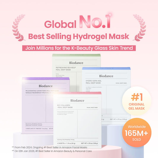Bio-Collagen Hydrogel Sheet Mask – Deep Hydration & Pore Care