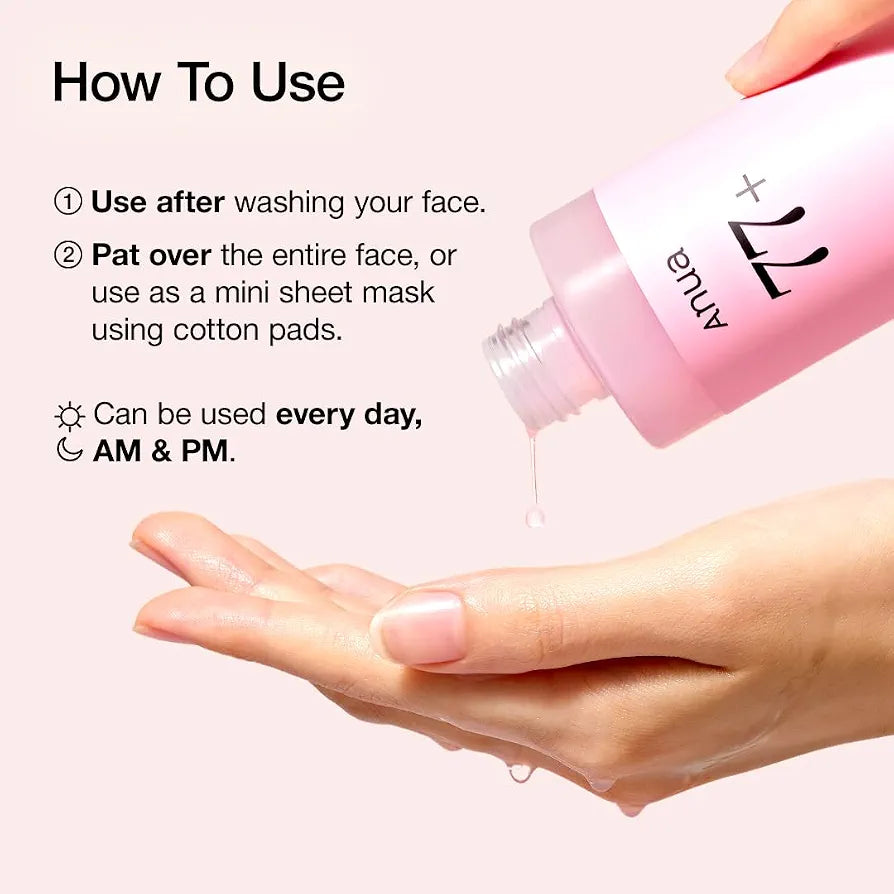 Anua, Peach 77%, Niacinamide, Brightening, Tonic Lotion, For Face, 250 ml