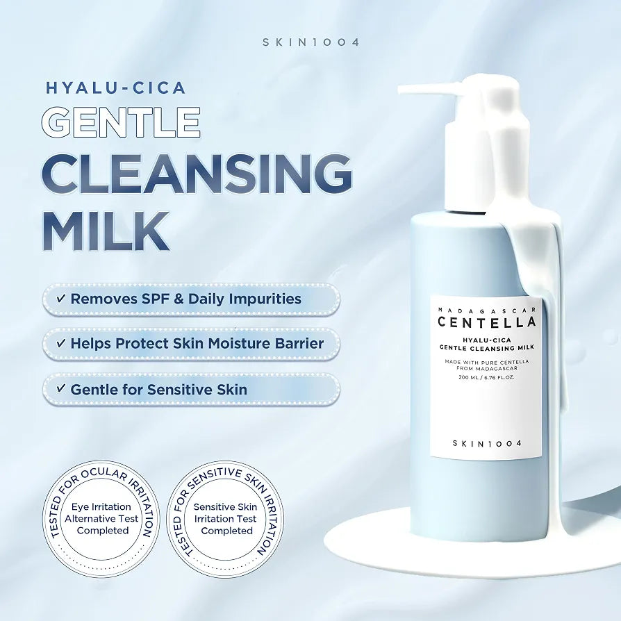 Skin1004, Hyalu-Cica, Cleansing & Hydrating, Cleansing Milk, For Face, 200 ml
