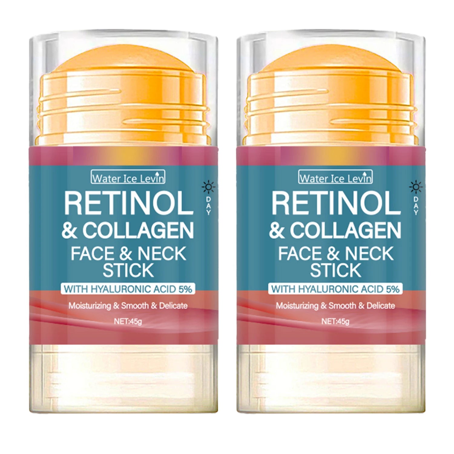 2pcs Color Retinol Firming Face Stick Cream For Smoother, Brighter Skin