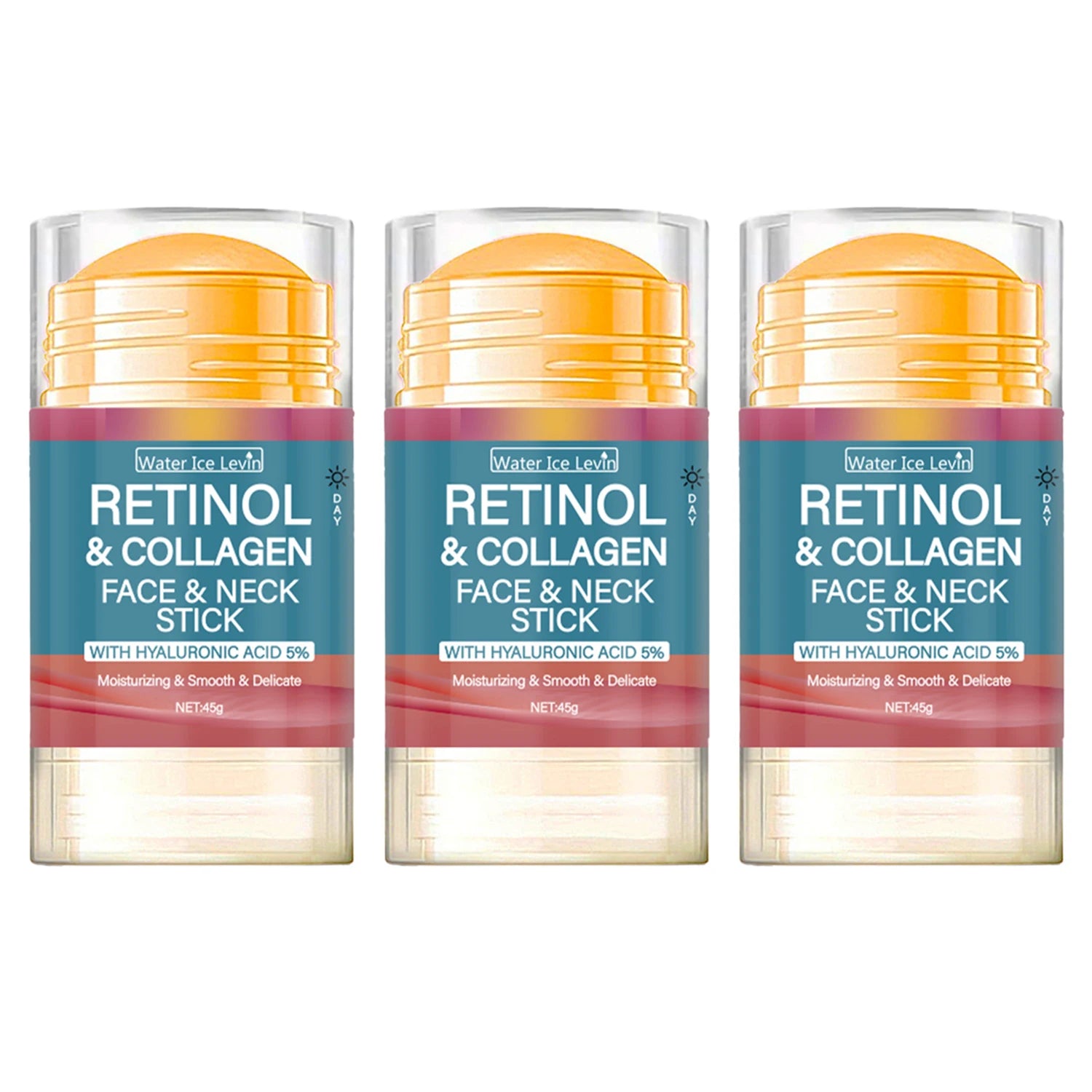 3pcs Color Retinol Firming Face Stick Cream For Smoother, Brighter Skin