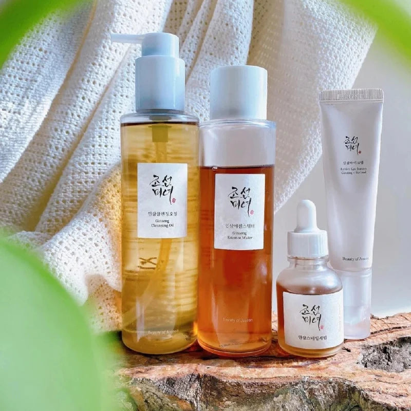 Green Plum Facial Cleanser and Rice SPF50+ Sunscreen
