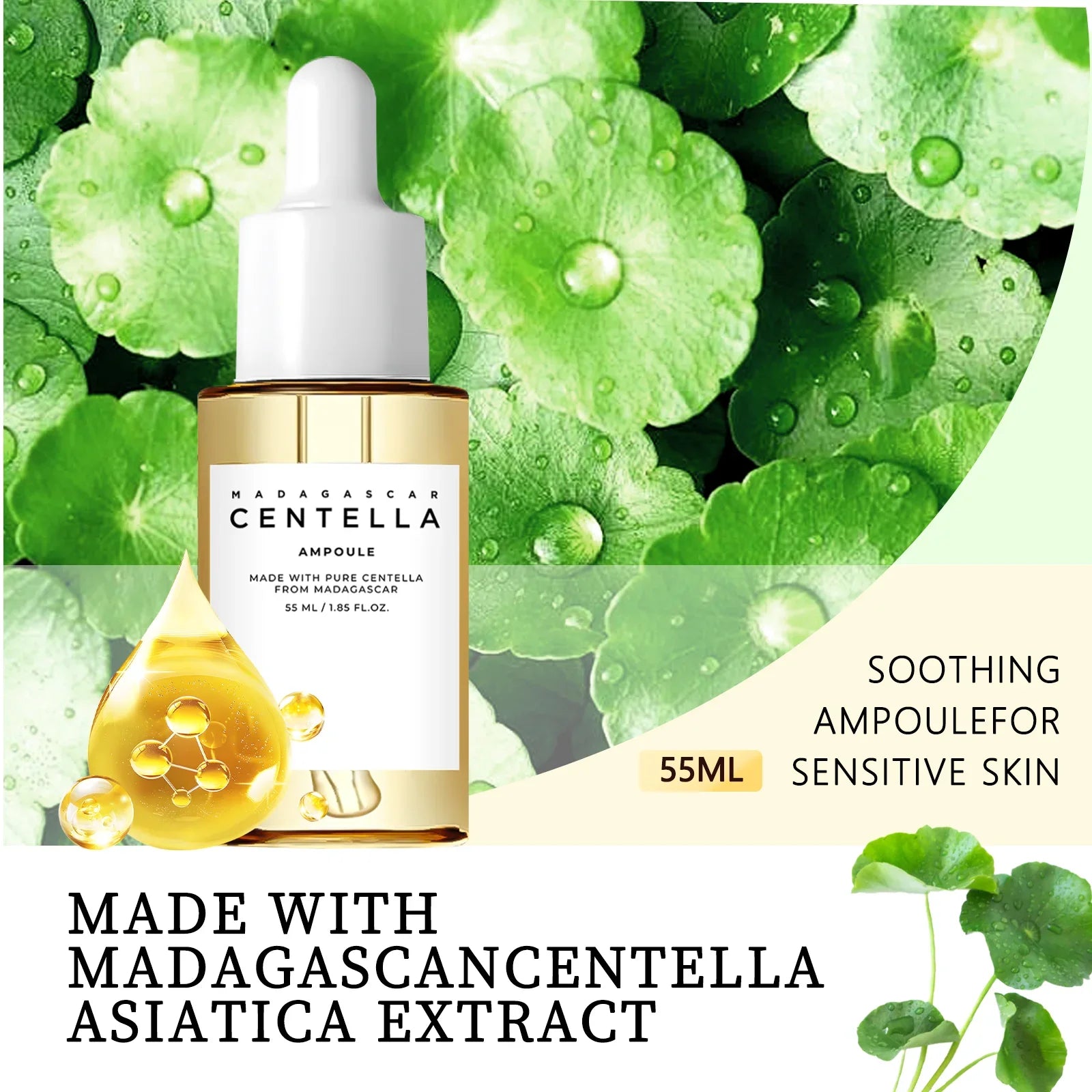 Centella Soothing Facial Toner 55 ml For Sensitive Skin