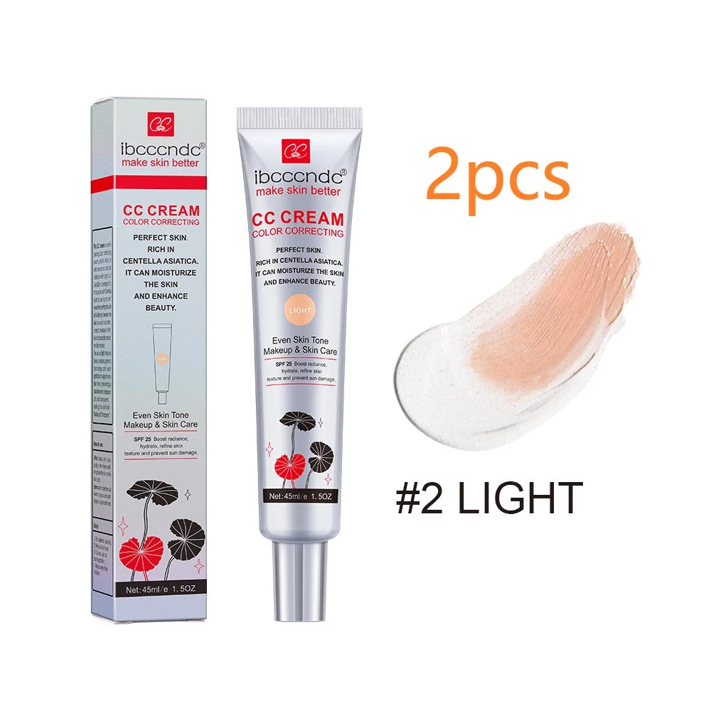 light  2pcs Color Color Correcting CC Cream With Centella Asiatica 45 ml