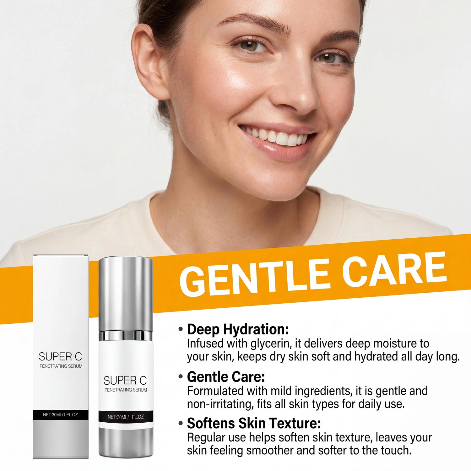 Vitamin C Face Serum – Brightening, Firming & Hydrating