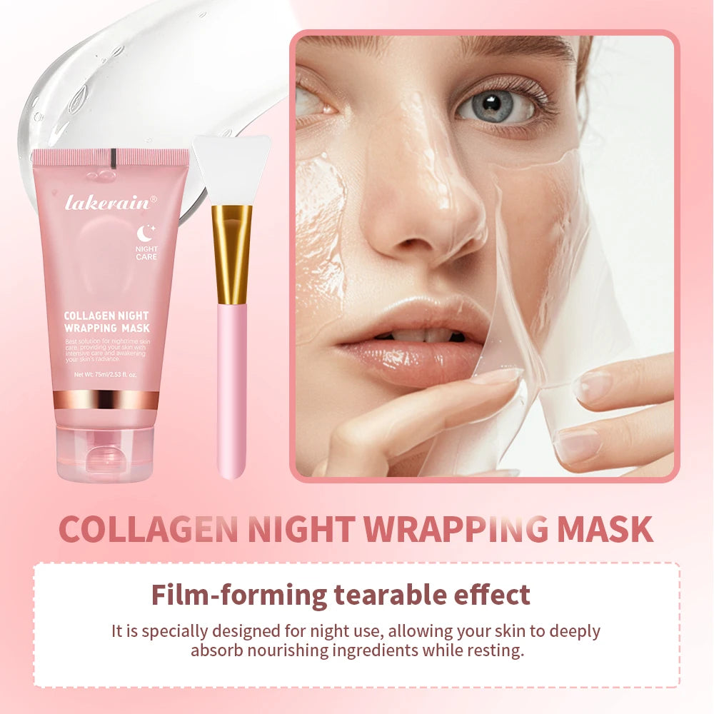 Collagen Night Peel-Off Face Mask – Hydrating & Firming