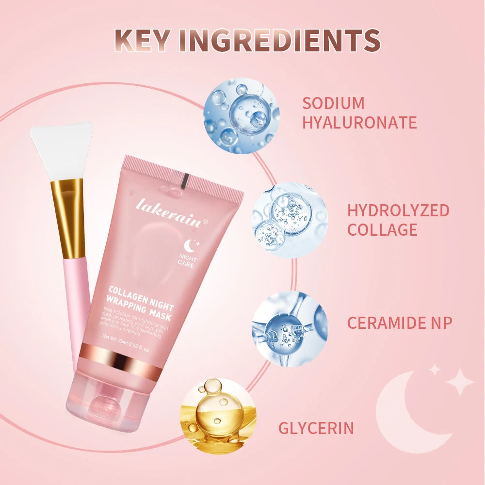 Collagen Night Peel-Off Face Mask – Hydrating & Firming