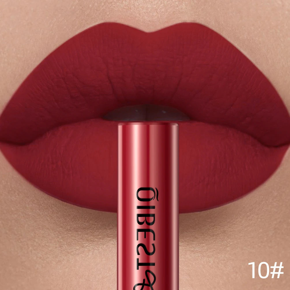 10 Color Matte Liquid Lipstick Lip Gloss – Long-Lasting Waterproof