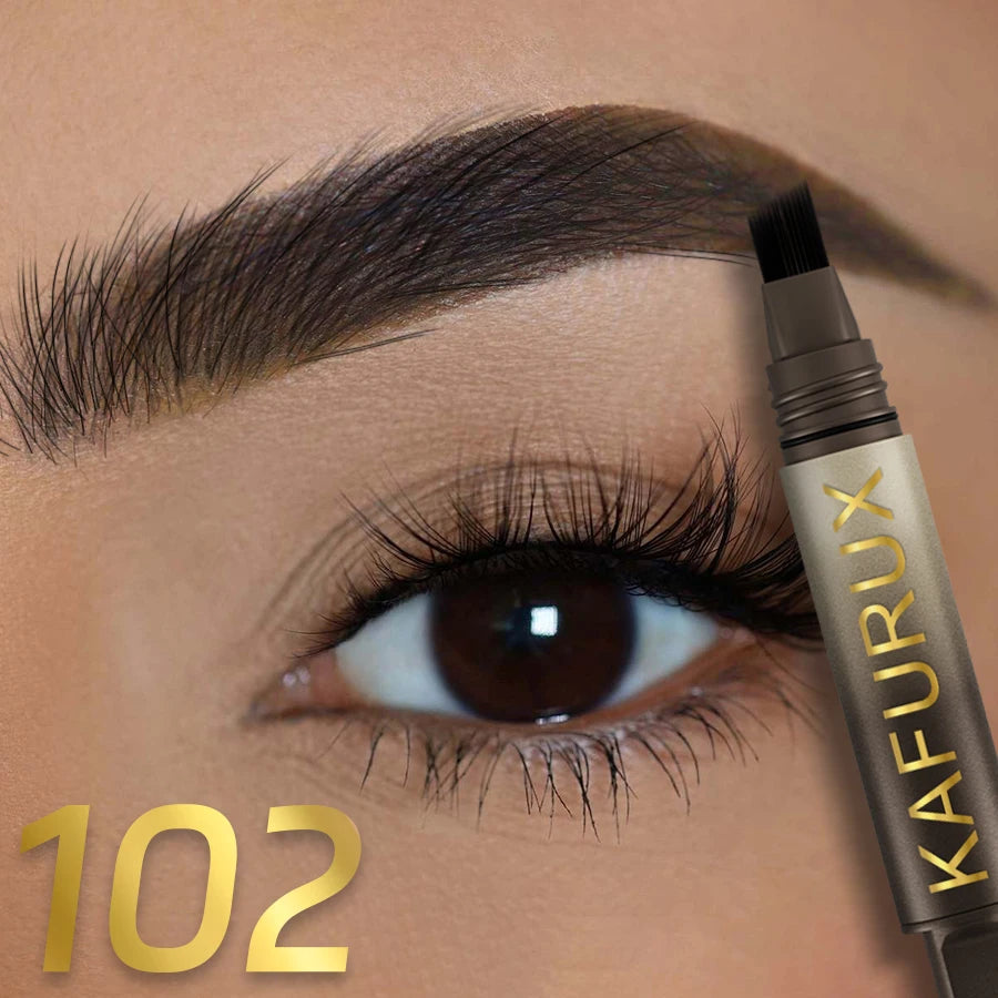 102 Color Liquid Eyebrow Dye Cream Pencil – Microblade Effect, Waterproof