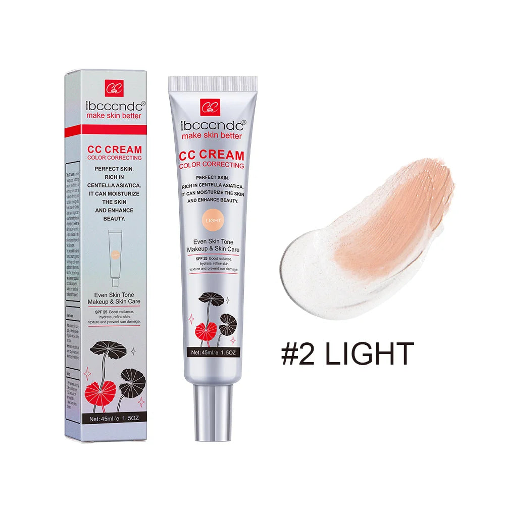 light 3pcs Color Color Correcting CC Cream With Centella Asiatica 45 ml