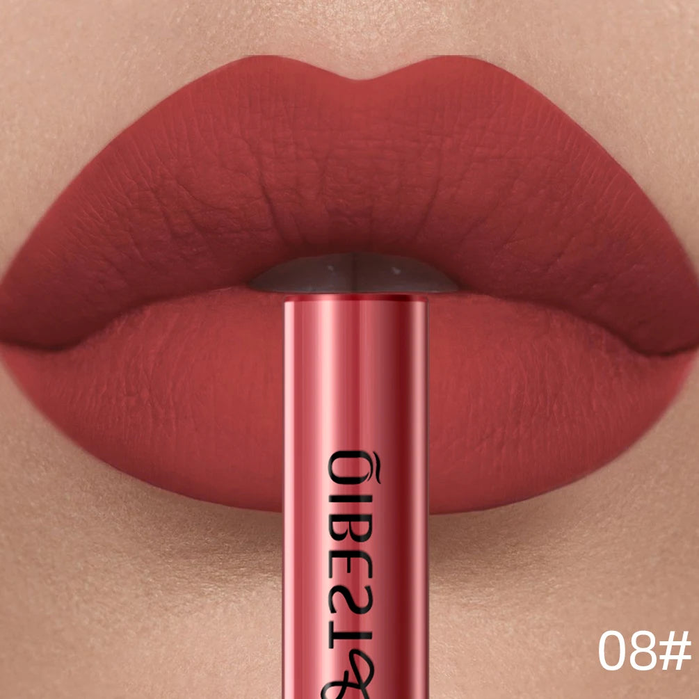 08 Color Matte Liquid Lipstick Lip Gloss – Long-Lasting Waterproof