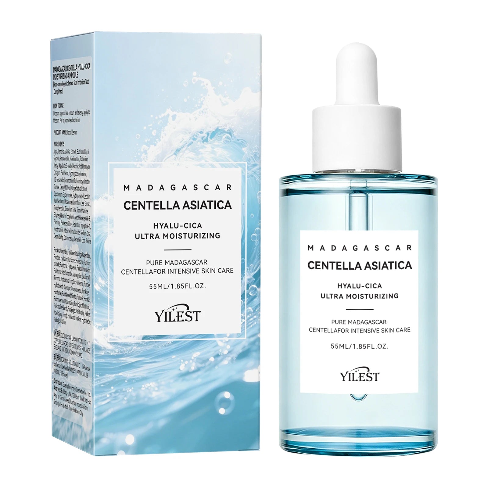 1pcs Color Centella Soothing Facial Toner 55 ml For Sensitive Skin