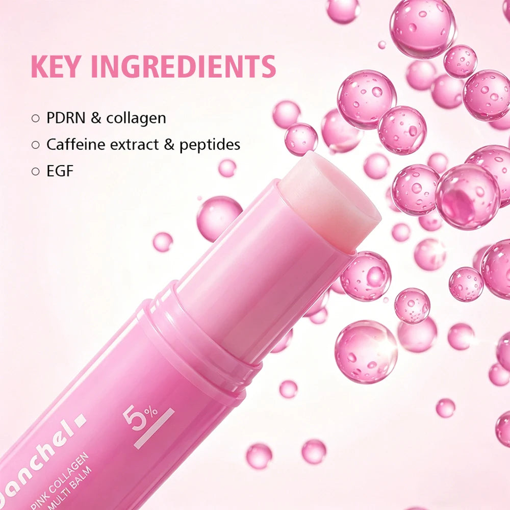 PDRN Pink Collagen Multi Balm Stick For Plump Radiance