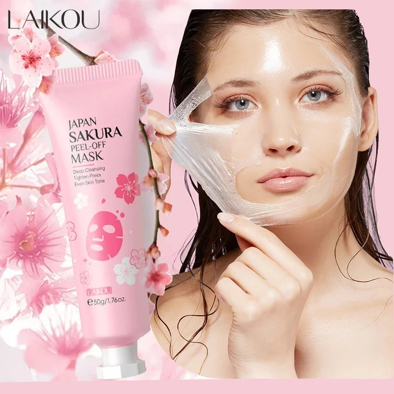Sakura Color 24K Gold Peel-Off Face Mask – Pore Care & Hydration