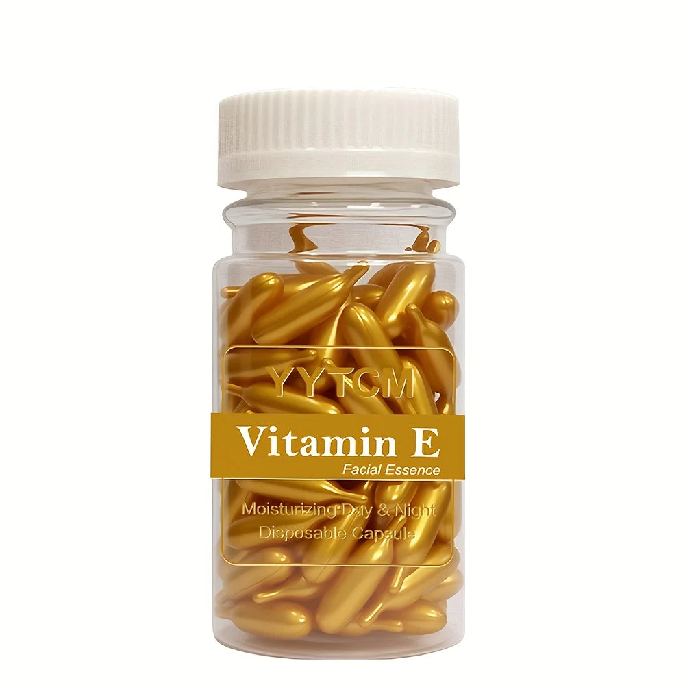 1bottle NET WT Vitamin E Face Serum Capsules – Moisturizing Gel Pods
