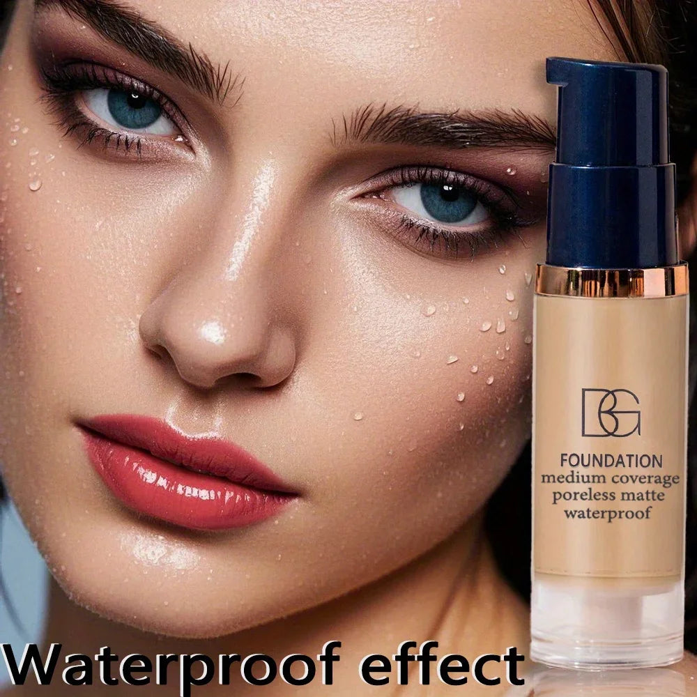 Full Coverage Liquid Foundation Set – Matte, Long-Lasting