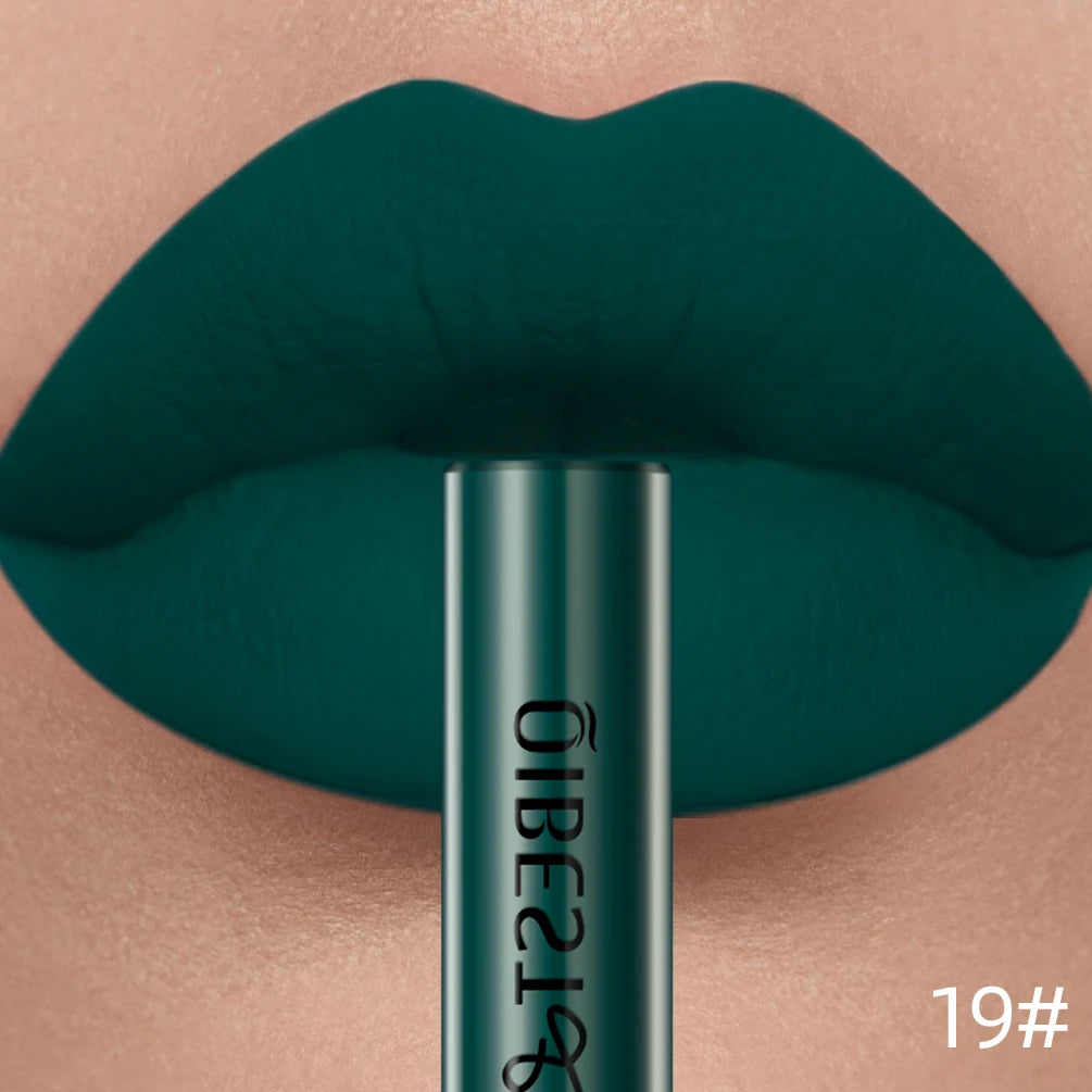 19 Color Matte Liquid Lipstick Lip Gloss – Long-Lasting Waterproof