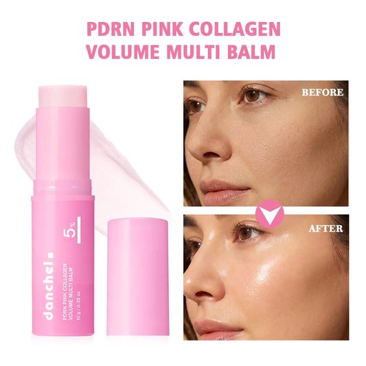 PDRN Pink Collagen Multi Balm Stick For Plump Radiance