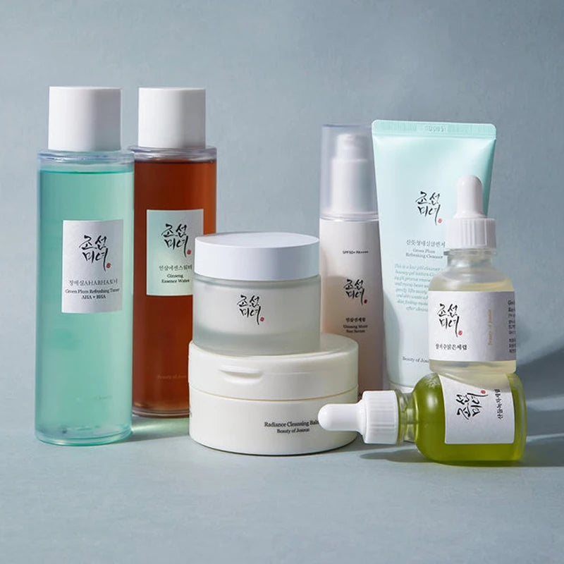 Green Plum Facial Cleanser and Rice SPF50+ Sunscreen