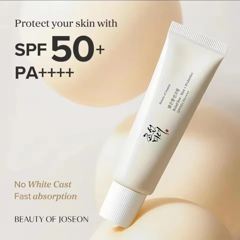 Green Plum Facial Cleanser and Rice SPF50+ Sunscreen