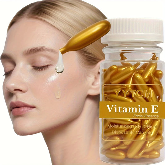 Vitamin E Face Serum Capsules – Moisturizing Gel Pods