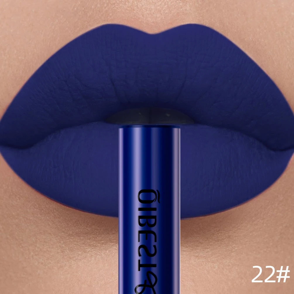 22 Color Matte Liquid Lipstick Lip Gloss – Long-Lasting Waterproof