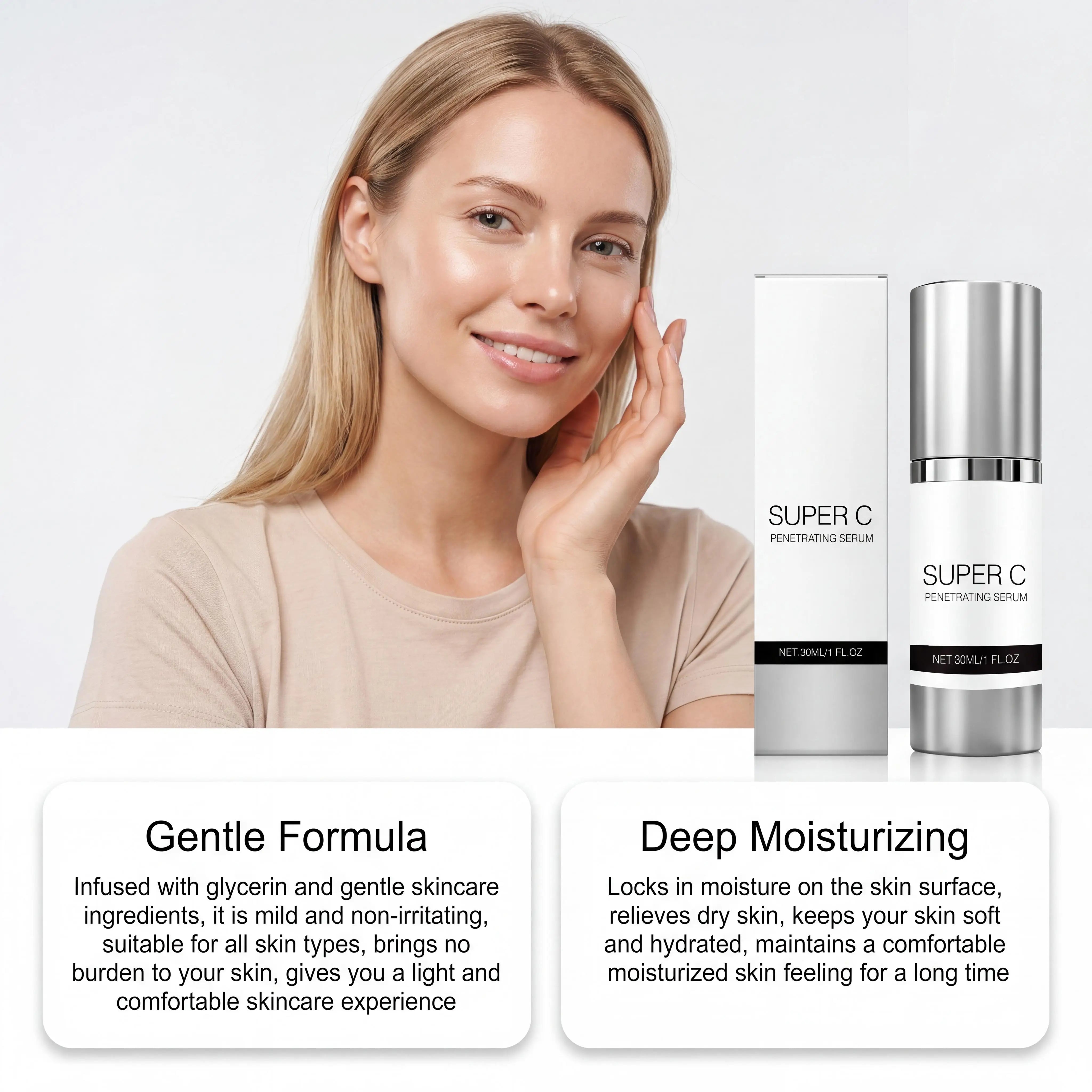 Vitamin C Face Serum – Brightening, Firming & Hydrating
