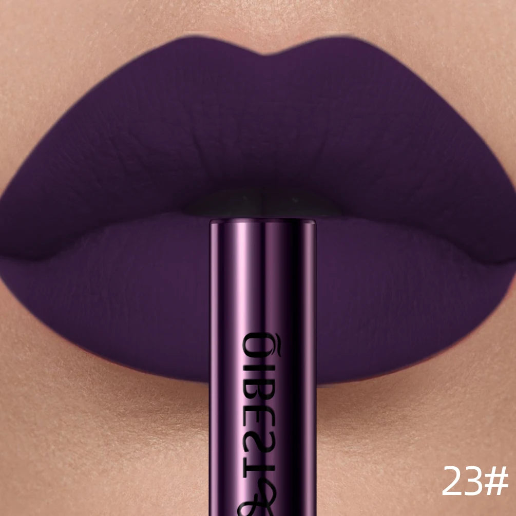 23 Color Matte Liquid Lipstick Lip Gloss – Long-Lasting Waterproof