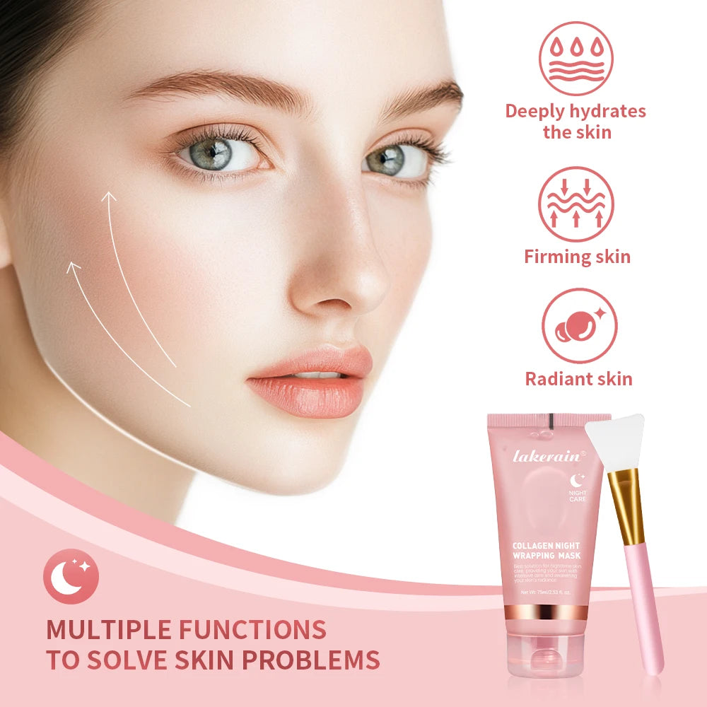 Collagen Night Peel-Off Face Mask – Hydrating & Firming
