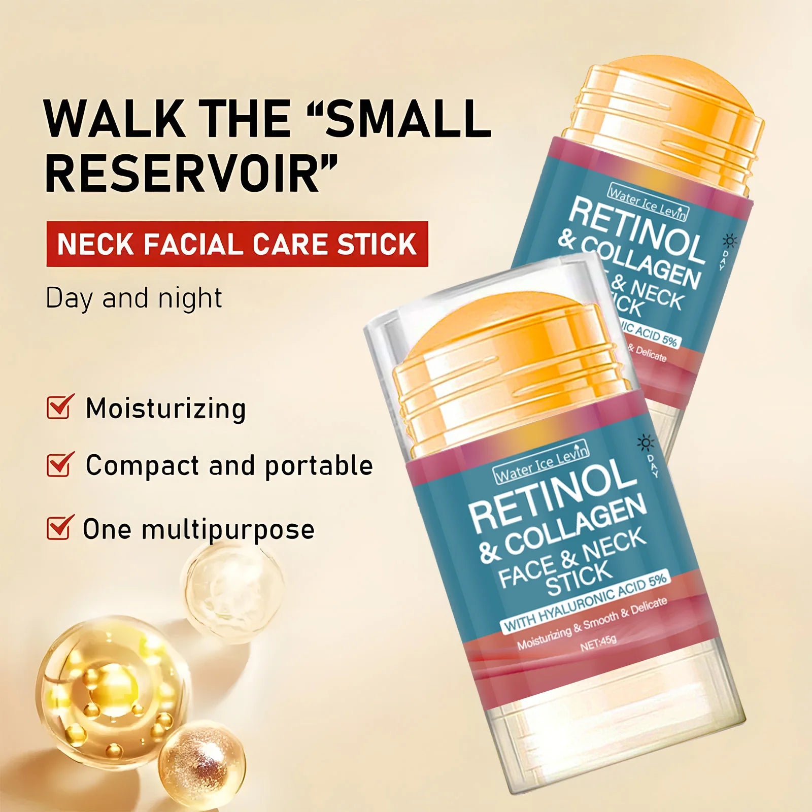 Retinol Firming Face Stick Cream For Smoother, Brighter Skin