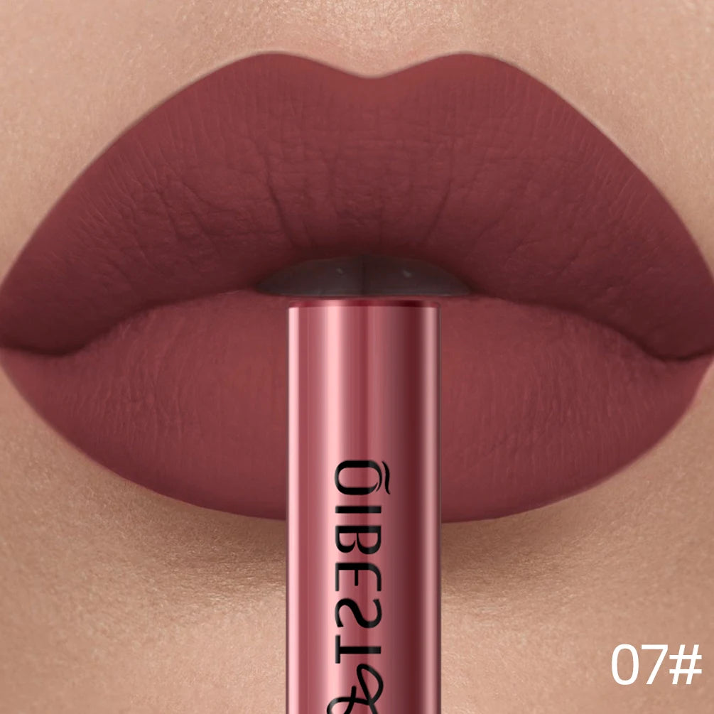 07 Color Matte Liquid Lipstick Lip Gloss – Long-Lasting Waterproof
