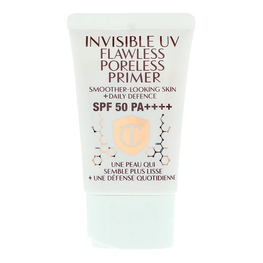 Charlotte Tilbury, Flawless Invisibile, Hyaluronic Acid, Hydration, Liquid Primer, SPF 50, 30 ml
