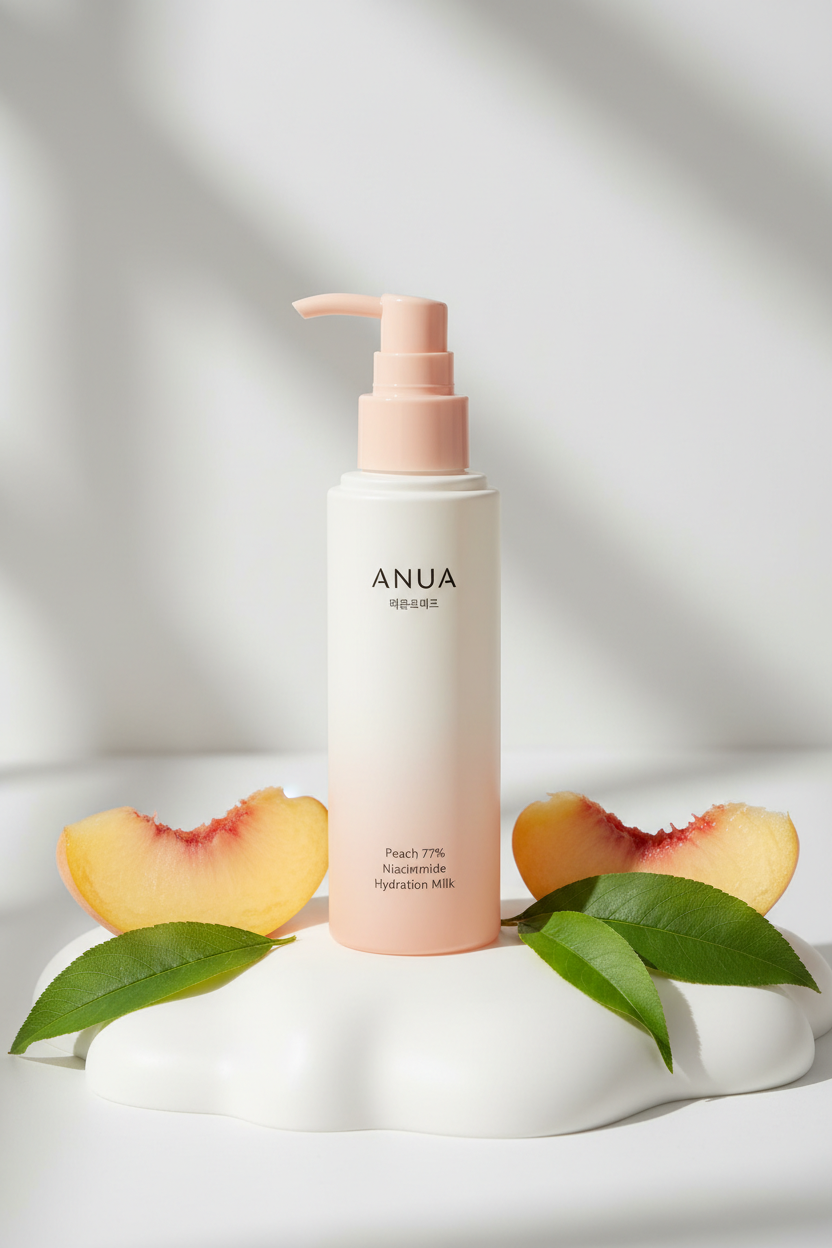 Anua, Peach 77%, Niacinamide, Hydration, Milk, For Face, 150 ml