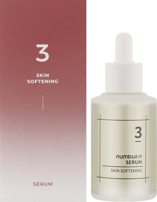 Numbuzin, No. 3 Skin Softening, Softening, Serum, For Face, 50 ml