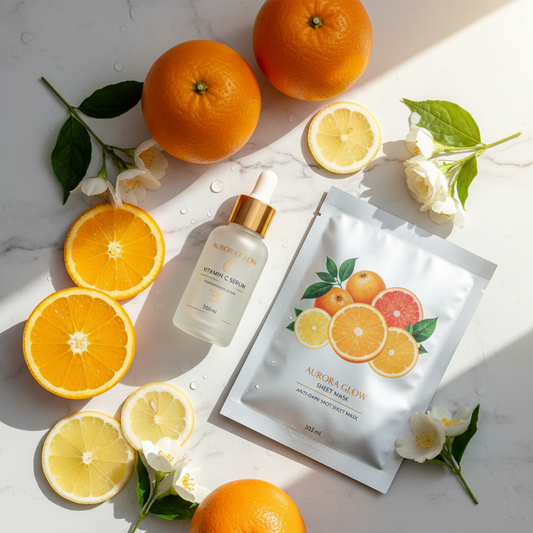 #OOTD, Vitamin C Serum, Anti-Dark Spots, Sheet Mask, For Face, 25 ml